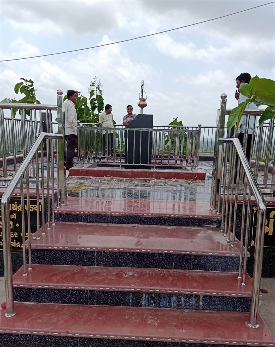 Shanidev Mandir on the hilltop